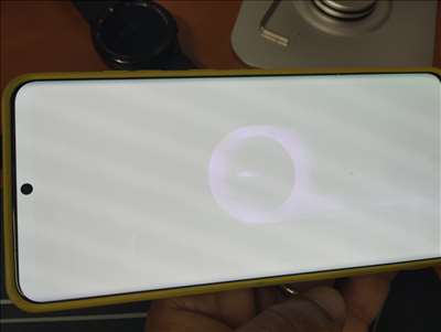 Exemple d'un écran de téléphone Samsung à restaurer