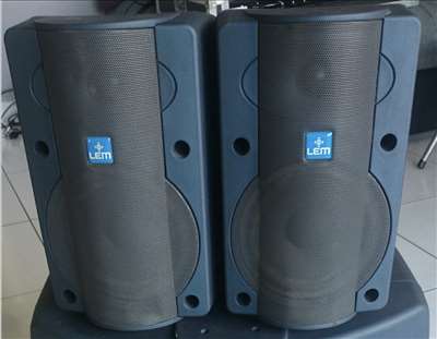 Voici un exemple d'une enceinte acoustique à réparer