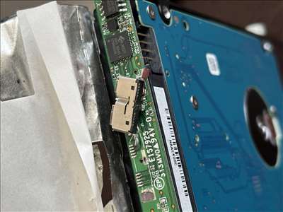 Voici un exemple d'un disque de sauvegarde externe à réparer
