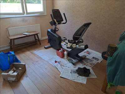 Annonce pour réparer un vélo d'appartement