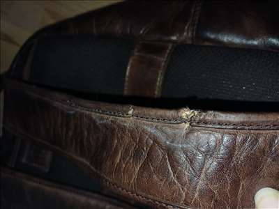 Voici un exemple d'un sac à dos à réparer