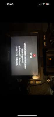 Voici un exemple d'un objectif à réparer