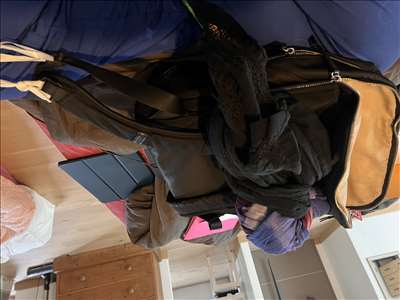 Voici un exemple d'un sac à dos à réparer