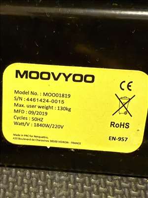 Exemple d'un tapis roulant à restaurer