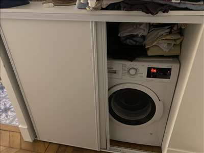 Voici un exemple d'une ouverture coulissante à réparer