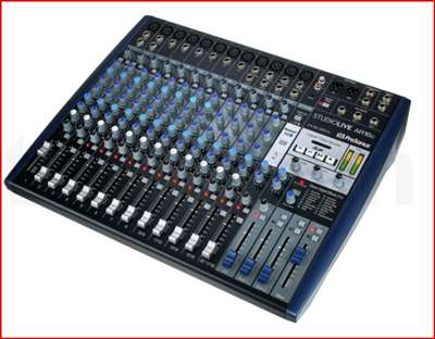 Voici un exemple d'une console audio à réparer