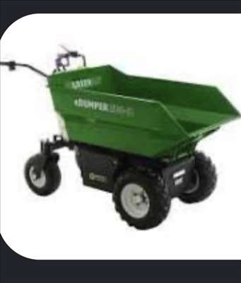 Voici un exemple d'un tracteur de jardin à réparer