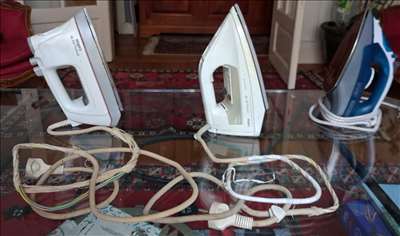 Voici un exemple d'un fer à repasser électrique à réparer