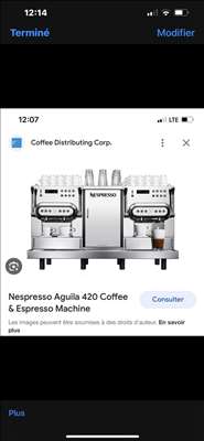 Annonce pour réparer une machine à café à dosettes