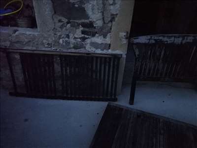 Exemple d'un siège en bois à restaurer