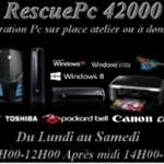 Rescuepc 42000 : répare vos micro-ordinateurs  à Saint-Flour