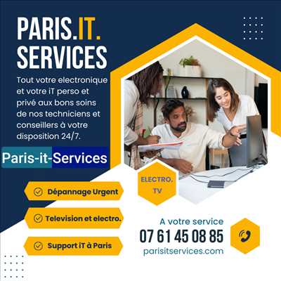 Photo de réparation de télévision n°10432 à Paris 15ème par Parisitservices