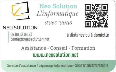 Exemple de réparation d'ordinateur n°10537 à Deauville par Neo Solution