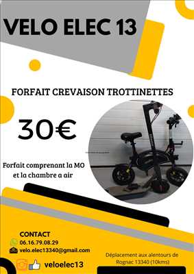 Exemple de réparation de trottinettes n°13161 à Rognac par Velo-elec13
