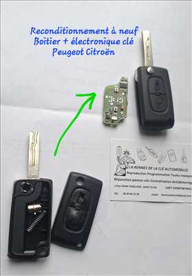 Exemple de réparation de clé auto n°14137 à Rennes par La Rennes De La Clé Automobiles