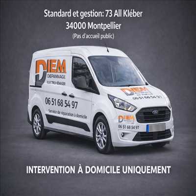 Exemple de réparation d'équipement ménager n°14305 à Montpellier par Diem Dépannage Électroménager