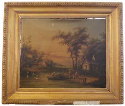 Photo de restauration de tableau ancien n°14339 dans le département 21 par Gardienne Des Arts