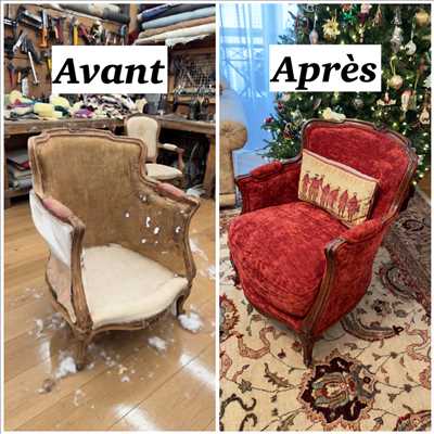 Photo de restauration de meuble en bois n°14476 à Paris 4ème par Atelier Parisien Tapissier