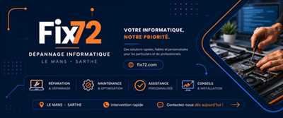 Exemple de réparation d'ordinateur n°14557 à Le Mans par Fix72