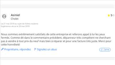 Photo de réparation d'un volet roulant manuel n°3483 dans le département 49 par roro assistance