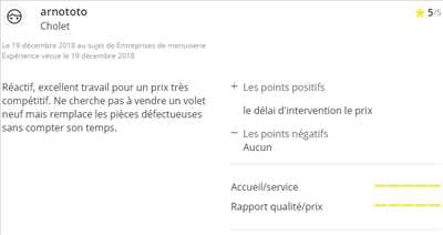 Photo de réparation d'un volet roulant n°3484 à Cholet par roro assistance