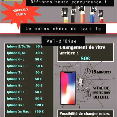 Photo de réparation de téléphone n°42 à Cergy par le réparateur Tlm