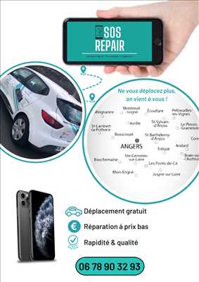 Exemple de réparation de smartphone n°5825 à Angers par SOS REPAIR