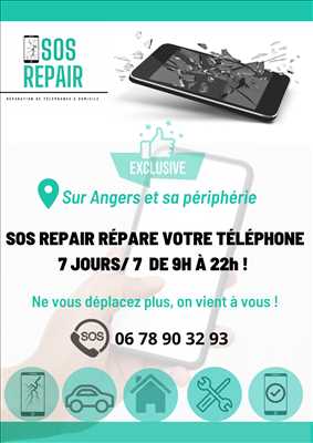 Photo de réparation de téléphone n°5828 à Angers par SOS REPAIR