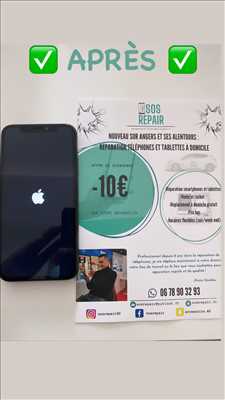 Photo de réparation de téléphone n°5830 à Angers par le réparateur SOS REPAIR