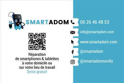 Photo de réparation de téléphone n°6664 à Senlis par Smartadom