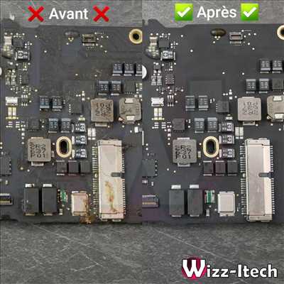 Photo de réparation de carte électronique n°8132 à Quimper par Wizz-itech