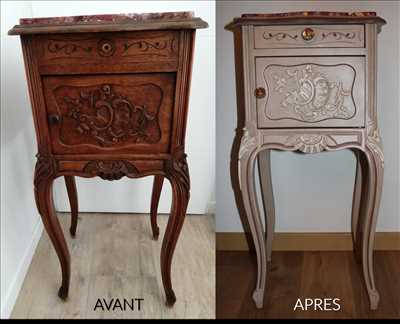 Exemple de restauration de meubles anciens n°8353 à Carpentras par Sophie