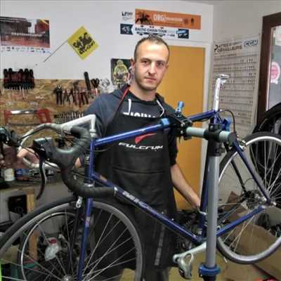 Photo de réparation de vélo n°9650 à Aubusson par le réparateur L'atelier Du Cycliste