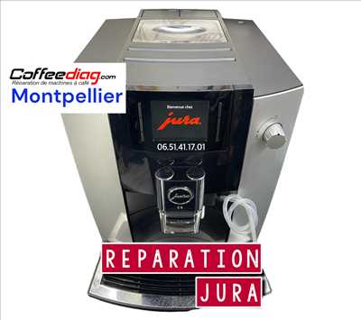 Exemple de réparation de cafetières n°9941 à Montpellier par Coffeediag - Réparation Machine à Café
