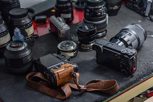 Réparation d'un objectif photo - Landerneau