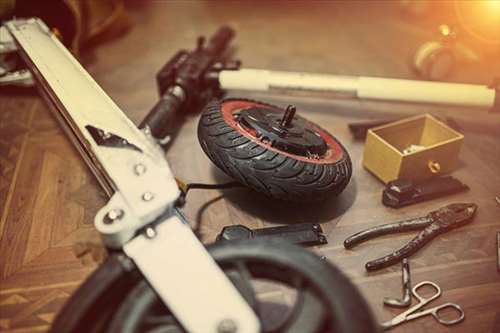 Réparation d'un moteur d'une trottinette électrique à Léognan